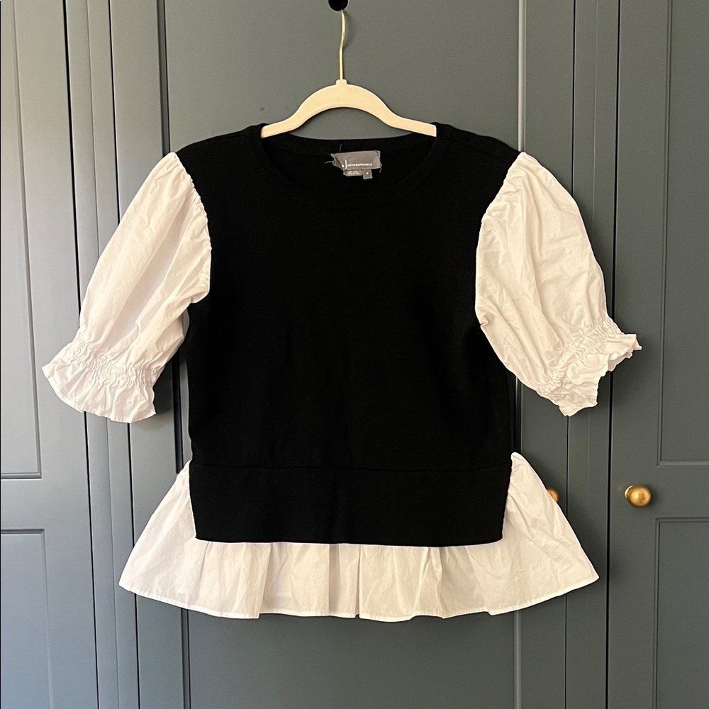 Anthropologie Black Knit Sweater